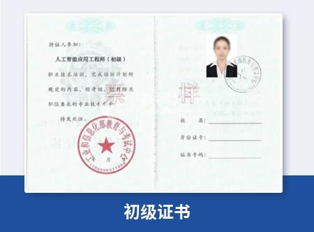 人工智能應(yīng)用工程師（初級(jí)）：